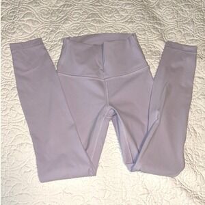 Lululemon Align Leggings High Rise Yoga Pants Athletic Purple Liliac Wms  Size 2